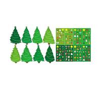 UxicRuya Kit Fai da Te per Realizzare Un Albero di Natale Decorativo per attività Ludiche, Bomboniere per Feste a Casa