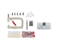 UxicRuya Pearls Setting Machine con Accessori per Inserimento Perline Fissaggio Chiodini Rivetti E Decorazioni PP Resistente Adatto a Abbigliamento Scarpe