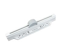 UxicRuya Perforatrice a 30 fori con base antiscivolo e pratica per raccoglitori da scrivania, per quaderni, studio, ufficio, Bianco