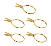 UxicRuya Ringiugale 5X Prova su Strumenti Porta di della Durabilità Portatile Pratica Pratica Stone Holder Strumento di Visualizzazione, Oro, Lunghezza 3.4 Cm