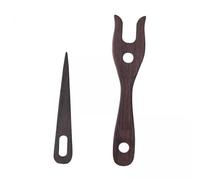 UxicRuya Set Da 2 Pezzi con Forchetta Da Maglia con Occhiello, Forchetta Lucet, Lavorazione Del Pizzo, Strumento Antico per La Lavorazione Del Pizzo, Hor