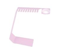 UxicRuya Supporto per cinturini per orologi in acciaio inossidabile Supporto per display da appendere alla scrivania Supporto per cinturino facile da usare per, Rosa