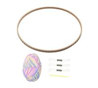 UxicRuya Telaio per Tessitura, Macchina per Maglieria Manuale, Materiali per L'artigianato, Creazione di Sottobicchieri, Decorazione Da Parete per Genitori, Bianco Viola