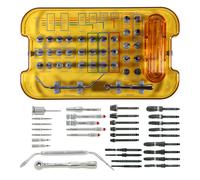 UXIF Dentale Implant Surgical Kit SuperLine Drills Ratchet Driver Depth Gauge