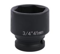 Uxney Bussola per Avvitatore a Impatto 3/4" 41 mm 6 Poli, in Acciaio Cromo-Molibdeno (Cr-Mo), per Bidone - Uso Intensivo Professionale in Officina e Industria