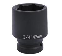 Uxney Bussola per Avvitatore a Impatto 3/4" 42 mm 6 Poli, in Acciaio Cromo-Molibdeno (Cr-Mo), per Bidone - Uso Intensivo Professionale in Officina e Industria