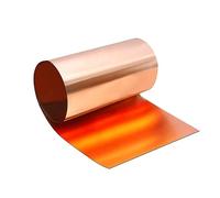 Uxney lastra di rame, fogli di rame 1000 x 300 x 0.05 mm, Applicabile a vari progetti di riparazione domestica e fai-da-te