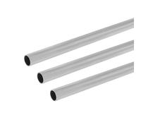Uxney Tubo in alluminio, diametro 12 mm x 1 mm x 300 mm, lunghezza tubo rotondo in alluminio, per fai da te, industria, decorazione (3 pezzi)