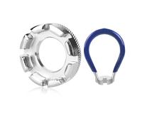 Uxreoib 2 Pezzi Tiraraggi Bici Universale, Bicicletta Tiraraggi, Bicicletta Chiave Tiraraggi 6 in 1 Tira Raggi Regolazione dei Cerchioni 10-15G