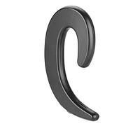 Uxsiya Gancio per l'orecchio a Mani libere Auricolare Auricolare IP X5 Livello Impermeabile Bluetooth Compatto Conduzione ossea Wireless per Guida in Ufficio(Nero)