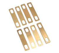 Uxsiya Ottone Luthier Neck Shim, 8 pz Guitar Neck Repair Shims Good Match Non Damage 0,2 mm 0,5 mm 1 mm Spessore protezione per bassi