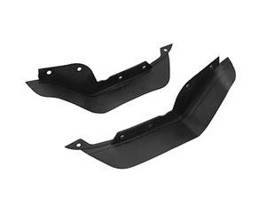 Uxsiya Paraspruzzi per paraurti Anteriore, 51119802643, Nero, Sinistro, Destro, AntiGraffio, plastica ABS, paraurti Anteriore, Labbro a Pressione, Lunga Durata per Auto