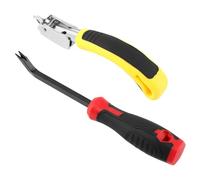 Uxsjakjsd 2 Pezzi Levapunti, Levapunti per Impieghi Gravosi, Estrattore di Punti Metallici per Tappezzeria, Estrattore di Punti Metallici per Moquette e Legno