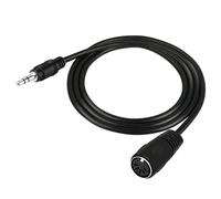 Uxsjakjsd 2Pezzi Adattatore MIDI A 3.5mm 14" Femmina MIDI A TRS Convertitore Audio per Sintetizzatori Tastiere DAW 1.5m