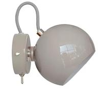 Uxsjakjsd Applique LED con Interruttore Crema Wind Minimalista In Arte Applique Rotabile per Camera da Letto Soggiorno Studio Balcone Grigio