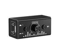 Uxsjakjsd Audio Switch Box Jack da 3,5 mm 2 In 1 Out o 1 In 2 Out Selettore Connettore Audio Stereo Aux Analogico