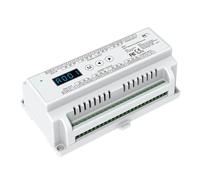 Uxsjakjsd D24 DC12-24V Dimmer per Striscia LED RGB A 24 Canali Controller di Luce da Palco RGB DIN Rail DMX512 RDM Decoder DMX512