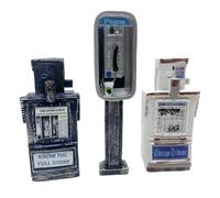 Uxsjakjsd Decorazioni in Miniatura per Telefoni Pubblici Decorazioni DIY per Scene di Giardini in Miniatura