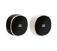 Uxsjakjsd Distributore Automatico di Sapone Schiumoso A Parete con Sensore Infrarossi Elettrici, Display LED della Temperatura, Liquido.