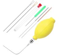 Uxsjakjsd Frullino per Le Uova Semplice di Pasqua Strumento per Frullino per Le Uova Vuoto Forniture per Uova Ucraine Strumenti per La Creazione di Uova di Pasqua A Foro Singolo C