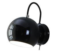 Uxsjakjsd Lampada da Parete Wind In Crema LED con Interruttore, Design Minimalista In, Applique Rotabile per Camera da Letto, Soggiorno, Studio, Balcone, Nera.