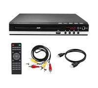 Uxsjakjsd Lettore Audio Multimediale DVD-229 Player con Spina UE USB HD 1080p Remote Control