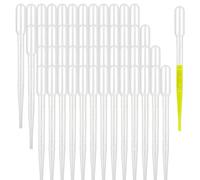 Uxsjakjsd Medicinale da 3 Ml Pipette di In Plastica Transfer Pipette per Scienza di Laboratorio, Olio, Arte Fai -da -Te 500pcs