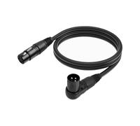 Uxsjakjsd Microfono XLR A Femmina 3-Pin Angolo Destro di Estensione per Studio per Connessioni Microfono per Altoparlante