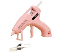 Uxsjakjsd Mini Macchina per Silicone Caldo Rosa Ricaricabile, Portatile da 7 mm, Fili, 3,7 V, Utilizzo per 60 Minuti, Ricarica di Tipo C, Strumenti DIY per Bambini