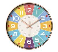Uxsjakjsd Orologio da Parete per L'Educazione Della Prima Orologio da Parete da 12 Pollici Orologio da Parete Orologio Elettronico A Colori