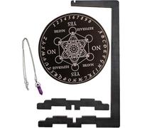 Uxsjakjsd Pendulum Display Stand, per la Lettura della Configurazione, Porta A Pendolo delle Pietre Ornamenti, Supporto per Il Display di Cristalli di Gioielli B B.