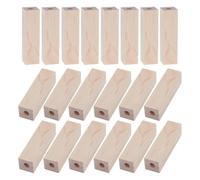 Uxsjakjsd Per Spazi Vuoti A Penna Rotazione 20pcs A Penna Corta Pre-Fora con Foro da 7 mm per la Creazione di Penna-Rettangolo di Rettangolo di Rettangolo In Legno.