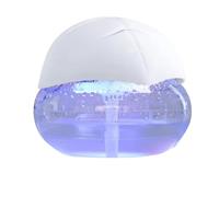 Uxsjakjsd Purificatore D'Aria A Base D'Acqua con 7 Luci LED Colorate Cambianti, Rivitalizzatore e Profumatore D'Aria, Spina EU