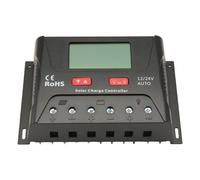 Uxsjakjsd Regolatore PV Solare per Batterie Sigillate, Acido/GEL/Litio, Ingresso PV 55V, Controller di Carica per Solari 30A.