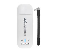 Uxsjakjsd Router WiFi Portatile 4G LTE Modem WiFi Modem USB con Hotspot Ad Alta velocità da 150 Mbps, Supporta 10 Dispositivi per L'Uso della Casa Versione Europea