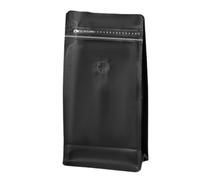 Uxsjakjsd Sacchetti per Caffè 50 Pezzi con Valvola, Fondo Piatto, Riutilizzabili, Termosaldabili, con Cerniera Laterale, per Chicchi di Caffè 13,5 X 26 + 7,5