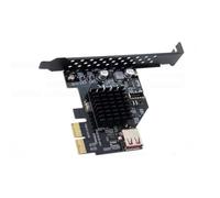 Uxsjakjsd Scheda di Espansione Front Type-C USB 3.1 PCIe X2 A Type-C Front Card USB3.1 Type-e + USB2.0 Utilizzando Chip ASM3142
