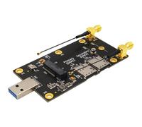 Uxsjakjsd Scheda di Espansione NGFF M. 2 Chiave B A USB 3.0 Adattatore per Modulo 3G/4G/5G M. 2 Scheda WiFi con Antenna A Doppia Nano Sim Slot 5G