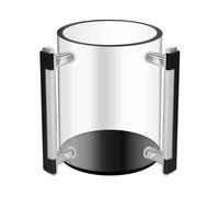 Uxsjakjsd Tazza per Lavarsi Le Tazza Rotonda in Acrilico per Lavarsi Le con Due Manici in Metallo per Uso Ebraico per La Preghiera