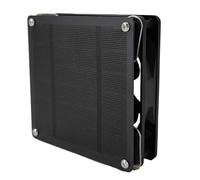 Uxsjakjsd Ventilatore Solare Portatile Mini da 3W 6V, Pannello Integrato per il Raffreddamento Della e del Pollaio All'Aperto.