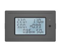 Uxsjakjsd Wattmetro 6-In-1 AC 100A Digital Multifunzione Tester LCD LCD Corrente Energia Potenza Test Messaggio Voltmetro Voltmetro