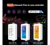 Uxsjakjsd X7 Tuya Smart LED Controller con Modulo Luce RGB Sincronizzazione Ritmo Musicale Attivazione Tramite Microfono BLU