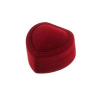 UXvohkudg Velvet Hexagon Double Ring Jewelry Box | Multicolor 5x4.5 cm: Proposal Anniversary Engagement Wedding Birthday