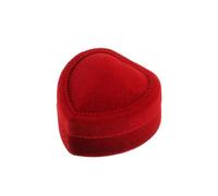 UXvohkudg Velvet Hexagon Double Ring Jewelry Box | Multicolor 5x4.5 cm: Proposal Anniversary Engagement Wedding Birthday