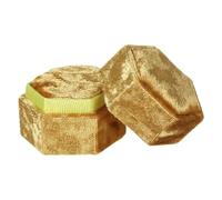 UXvohkudg Velvet Hexagon Double Ring Jewelry Box | Multicolor 5x4.5 cm: Proposal Anniversary Engagement Wedding Birthday