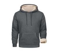uxxnjfg Maglione Uomo Invernale da Lavoro Felpa Uomo con Cappuccio Taglie Forti Autunno Felpe Pullover Cotone Casual Primaverile Giacca Trekking Running Abbigliamento(Grigio Scuro,L)
