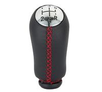 UYAERWA Auto Leva Stick Shifter Head Pomello Del Cambio A 5 Marce, Leva Del Cambio Per Auto, Da 17 Mm, Per RENAULT, Per CLIO MK3, 3 III, MEGANE MK2, SCENIC MK2(Red Line)