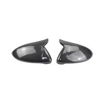 UYCHYTQR Copertura per specchietto Laterale Copertura Specchietto Retrovisore Laterale per VW per Golf MK7 MK7.5 2013-2020(Fibra di Carbonio)