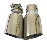 UYCHYTQR Gola della Coda Posteriore 1 Silenziatore Universale in Acciaio Inox per Tubo di Scarico per Auto Accessorio per Auto(57MM IN-101MM out)