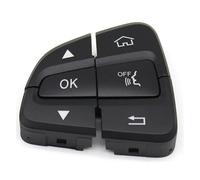 UYCHYTQR Pulsante di Controllo al Volante per Mercedes per Benz Classe C GLC W205 W253 0999050200 0999050300(Nero-Sinistra)